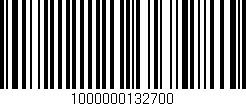 Código de barras (EAN, GTIN, SKU, ISBN): '1000000132700'