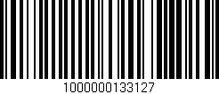 Código de barras (EAN, GTIN, SKU, ISBN): '1000000133127'