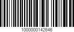 Código de barras (EAN, GTIN, SKU, ISBN): '1000000142846'