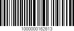 Código de barras (EAN, GTIN, SKU, ISBN): '1000000162813'