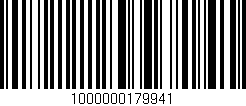 Código de barras (EAN, GTIN, SKU, ISBN): '1000000179941'