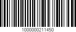 Código de barras (EAN, GTIN, SKU, ISBN): '1000000211450'