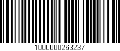 Código de barras (EAN, GTIN, SKU, ISBN): '1000000263237'