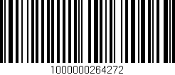 Código de barras (EAN, GTIN, SKU, ISBN): '1000000264272'