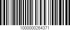 Código de barras (EAN, GTIN, SKU, ISBN): '1000000264371'