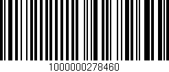 Código de barras (EAN, GTIN, SKU, ISBN): '1000000278460'