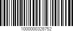 Código de barras (EAN, GTIN, SKU, ISBN): '1000000328752'