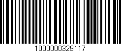 Código de barras (EAN, GTIN, SKU, ISBN): '1000000329117'