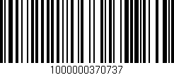Código de barras (EAN, GTIN, SKU, ISBN): '1000000370737'