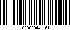 Código de barras (EAN, GTIN, SKU, ISBN): '1000000441161'