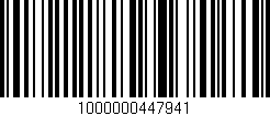Código de barras (EAN, GTIN, SKU, ISBN): '1000000447941'