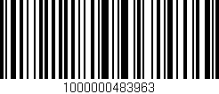 Código de barras (EAN, GTIN, SKU, ISBN): '1000000483963'