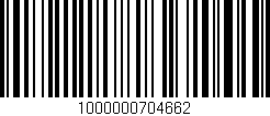 Código de barras (EAN, GTIN, SKU, ISBN): '1000000704662'