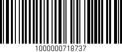Código de barras (EAN, GTIN, SKU, ISBN): '1000000718737'