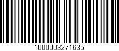 Código de barras (EAN, GTIN, SKU, ISBN): '1000003271635'