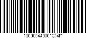 Código de barras (EAN, GTIN, SKU, ISBN): '100000448801334P'