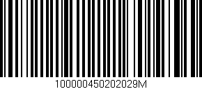 Código de barras (EAN, GTIN, SKU, ISBN): '100000450202029M'