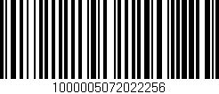 Código de barras (EAN, GTIN, SKU, ISBN): '1000005072022256'