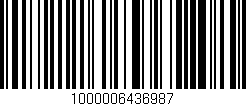 Código de barras (EAN, GTIN, SKU, ISBN): '1000006436987'