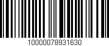 Código de barras (EAN, GTIN, SKU, ISBN): '10000078931630'