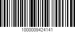 Código de barras (EAN, GTIN, SKU, ISBN): '1000009424141'