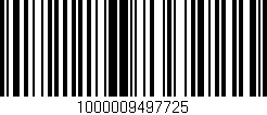 Código de barras (EAN, GTIN, SKU, ISBN): '1000009497725'