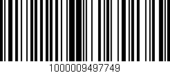 Código de barras (EAN, GTIN, SKU, ISBN): '1000009497749'