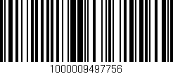 Código de barras (EAN, GTIN, SKU, ISBN): '1000009497756'