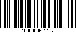 Código de barras (EAN, GTIN, SKU, ISBN): '1000009641197'