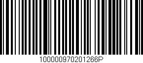 Código de barras (EAN, GTIN, SKU, ISBN): '100000970201266P'