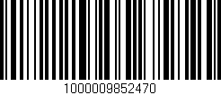 Código de barras (EAN, GTIN, SKU, ISBN): '1000009852470'