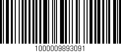 Código de barras (EAN, GTIN, SKU, ISBN): '1000009893091'