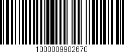Código de barras (EAN, GTIN, SKU, ISBN): '1000009902670'