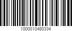 Código de barras (EAN, GTIN, SKU, ISBN): '1000010480334'