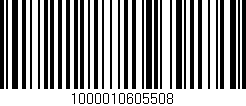 Código de barras (EAN, GTIN, SKU, ISBN): '1000010605508'