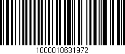 Código de barras (EAN, GTIN, SKU, ISBN): '1000010631972'