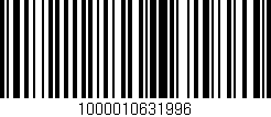 Código de barras (EAN, GTIN, SKU, ISBN): '1000010631996'