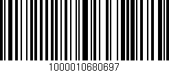 Código de barras (EAN, GTIN, SKU, ISBN): '1000010680697'