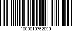 Código de barras (EAN, GTIN, SKU, ISBN): '1000010762898'