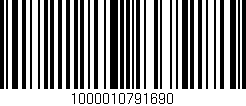 Código de barras (EAN, GTIN, SKU, ISBN): '1000010791690'