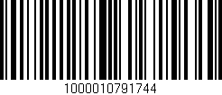 Código de barras (EAN, GTIN, SKU, ISBN): '1000010791744'