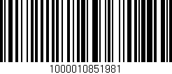 Código de barras (EAN, GTIN, SKU, ISBN): '1000010851981'