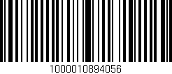 Código de barras (EAN, GTIN, SKU, ISBN): '1000010894056'