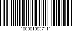 Código de barras (EAN, GTIN, SKU, ISBN): '1000010937111'