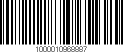 Código de barras (EAN, GTIN, SKU, ISBN): '1000010968887'