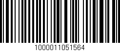 Código de barras (EAN, GTIN, SKU, ISBN): '1000011051564'