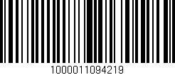 Código de barras (EAN, GTIN, SKU, ISBN): '1000011094219'
