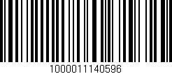 Código de barras (EAN, GTIN, SKU, ISBN): '1000011140596'