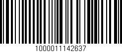 Código de barras (EAN, GTIN, SKU, ISBN): '1000011142637'