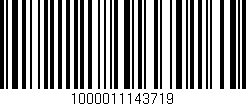Código de barras (EAN, GTIN, SKU, ISBN): '1000011143719'